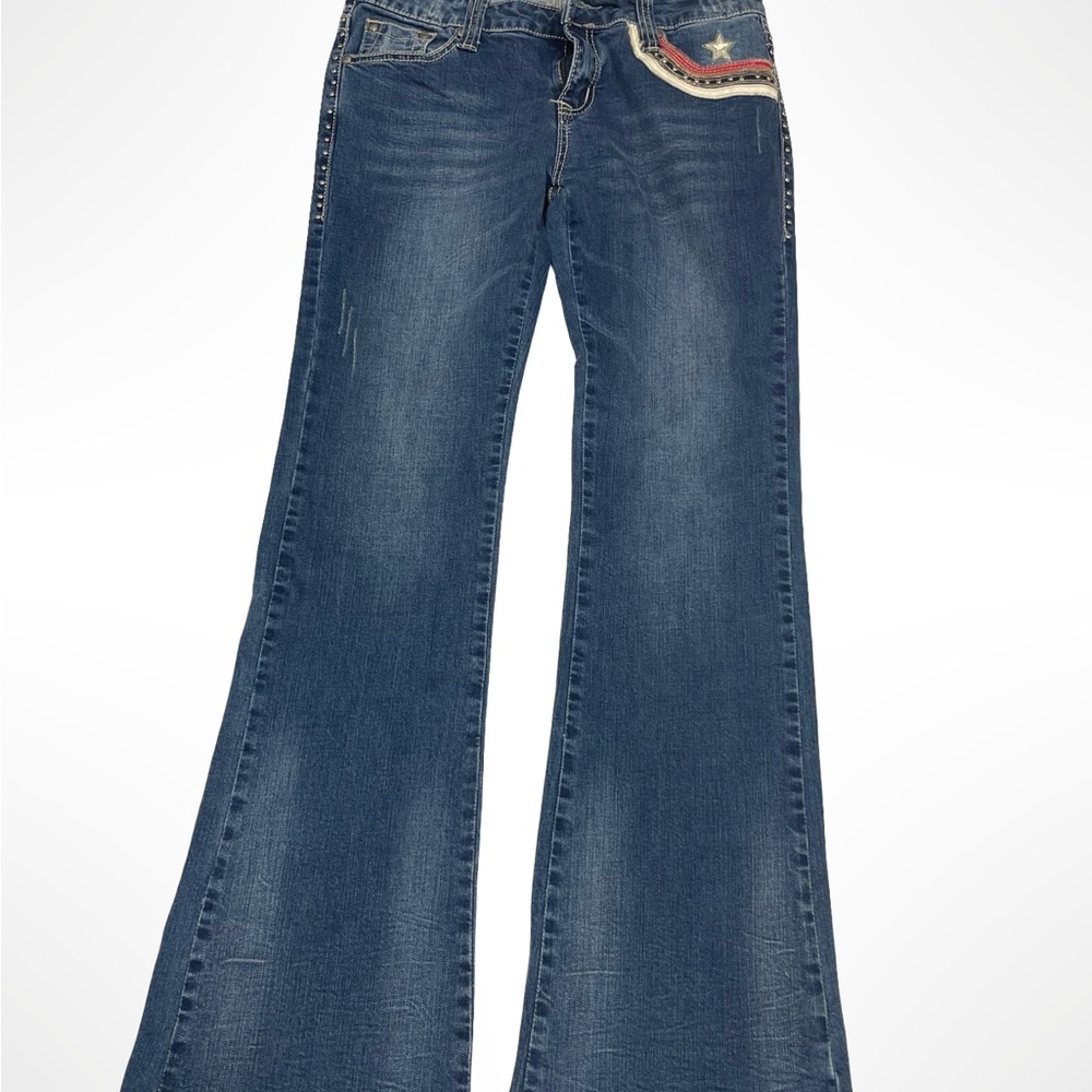 Trinity‎ Ranch Montana Women’s Jeans- Boot Cut with Texas flare. Size 11 32x34
